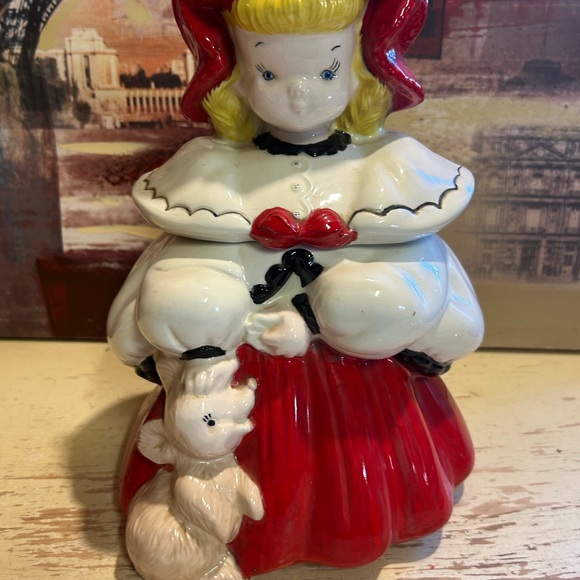 Vintage hand painted Goldilocks cookie jar - Picture 5 of 16